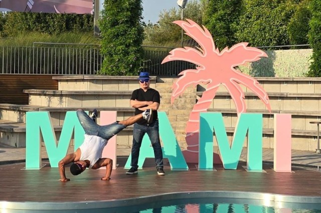 Breakball® Performance im ZDF-Fernsehgarten – Fabricio von YOURACT bei Miami Vibes 2025 in action, geplant mit Worldrecord Agency