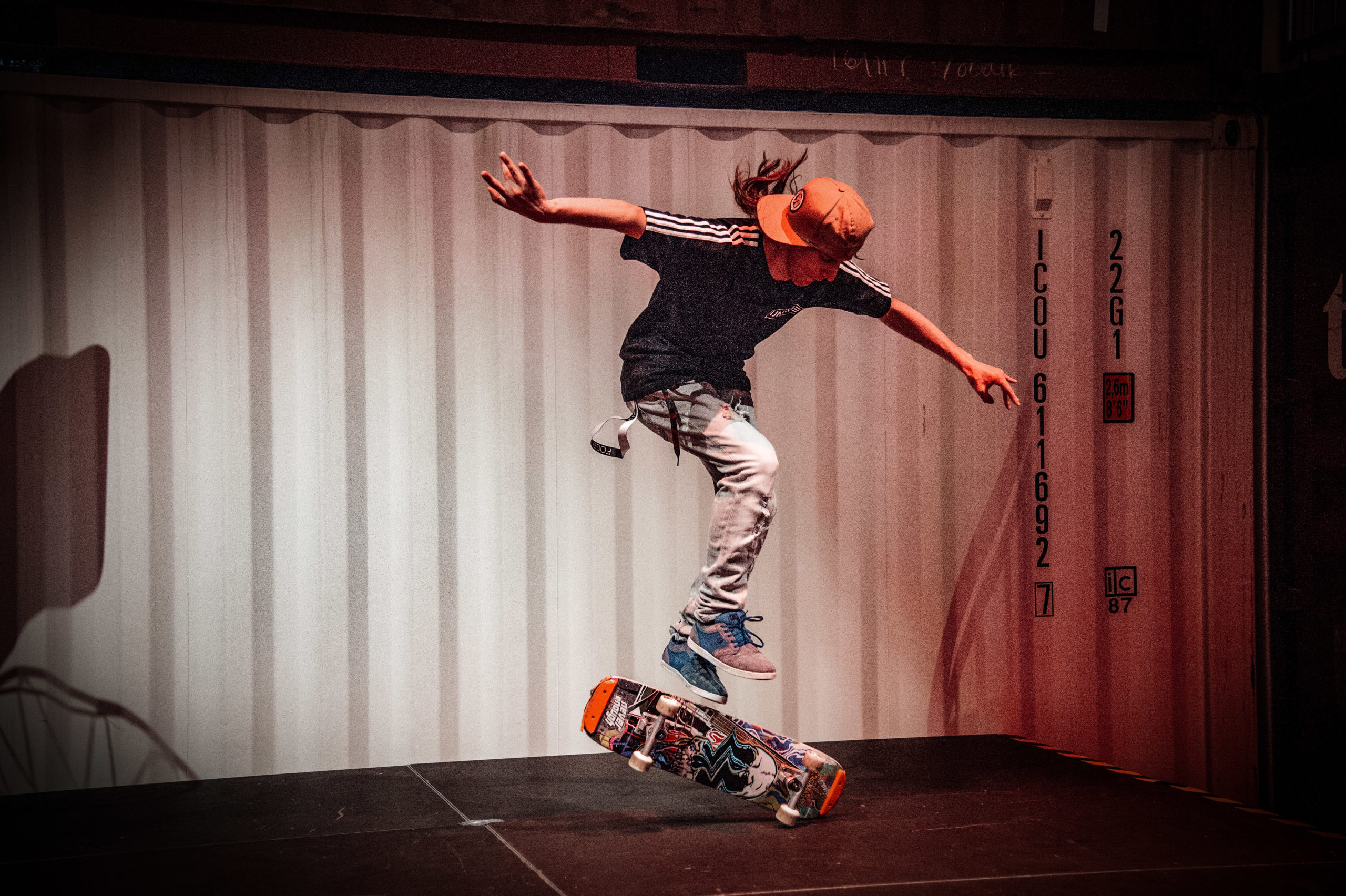 BREAKBALL® Flying Skateboard Wheels Team performing freestyle skateboard tricks – YOURACT Urban Entertainment Show